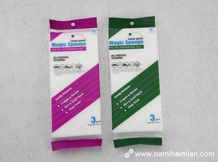 英文3塊連裝魔力海綿