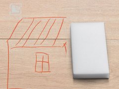 如何清除墻面涂鴉，使用納米海綿一擦即凈